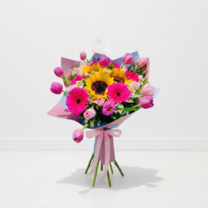 ramo amanecer de tulipanes