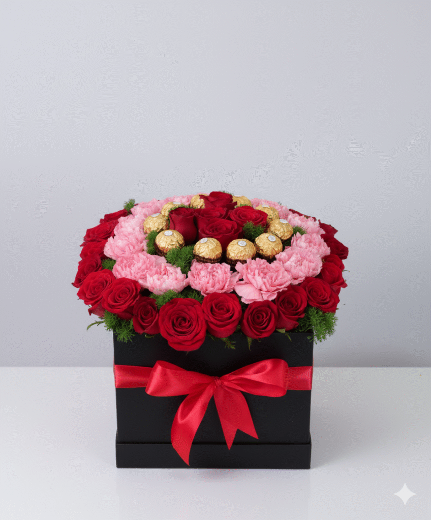 Arreglo con claveles